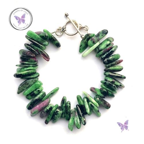 Ruby Zoisite Healing Jewellery  and  Crystals